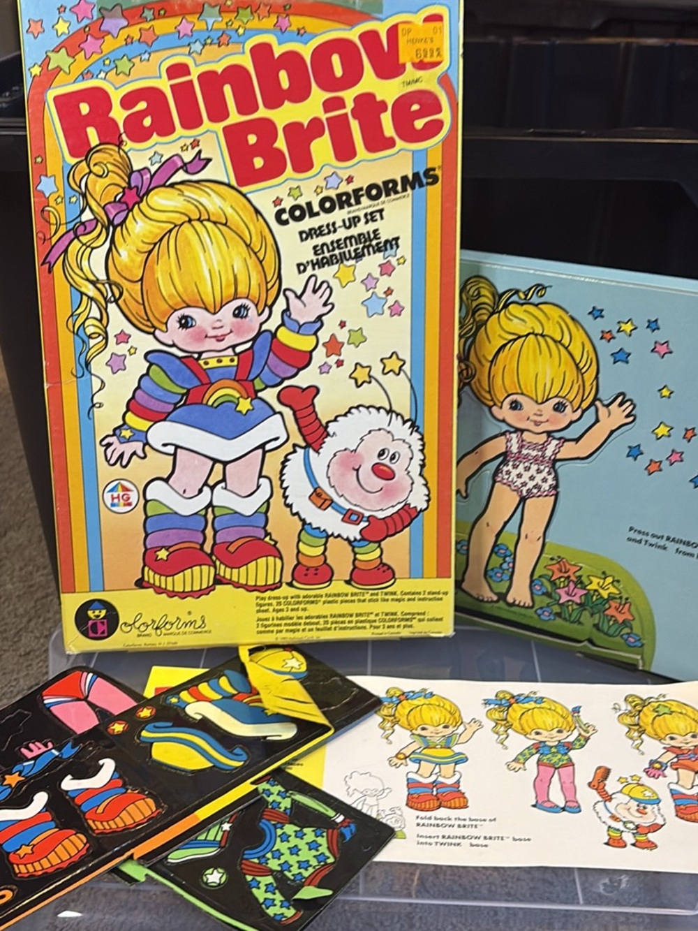 1983 Rainbow Brite Colorforms NIB - Picture 3 of 8